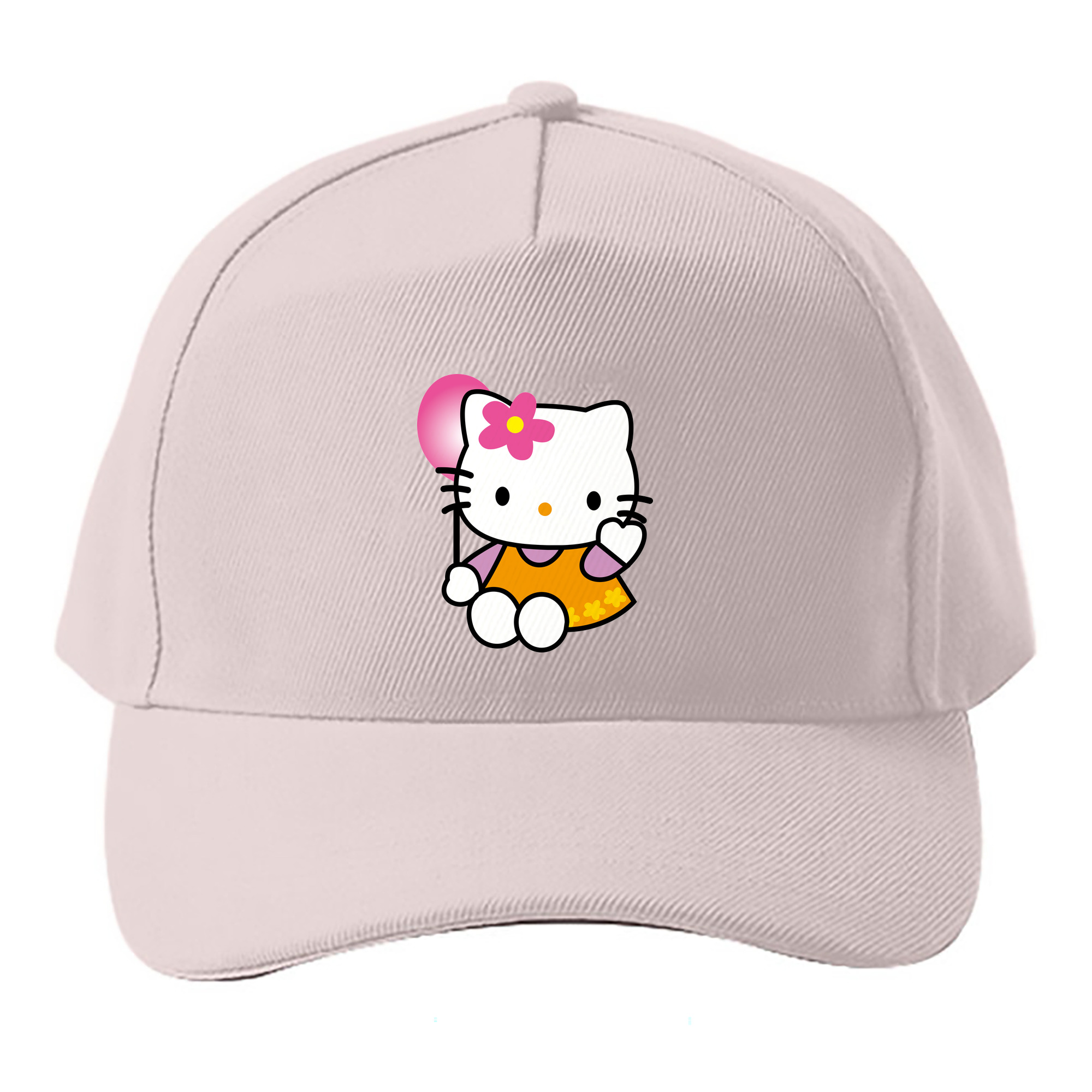 （画像用） Hello Kitty ハローキティ ベースボールキャップ 綿100％ 男女兼用 帽子 スポーツ